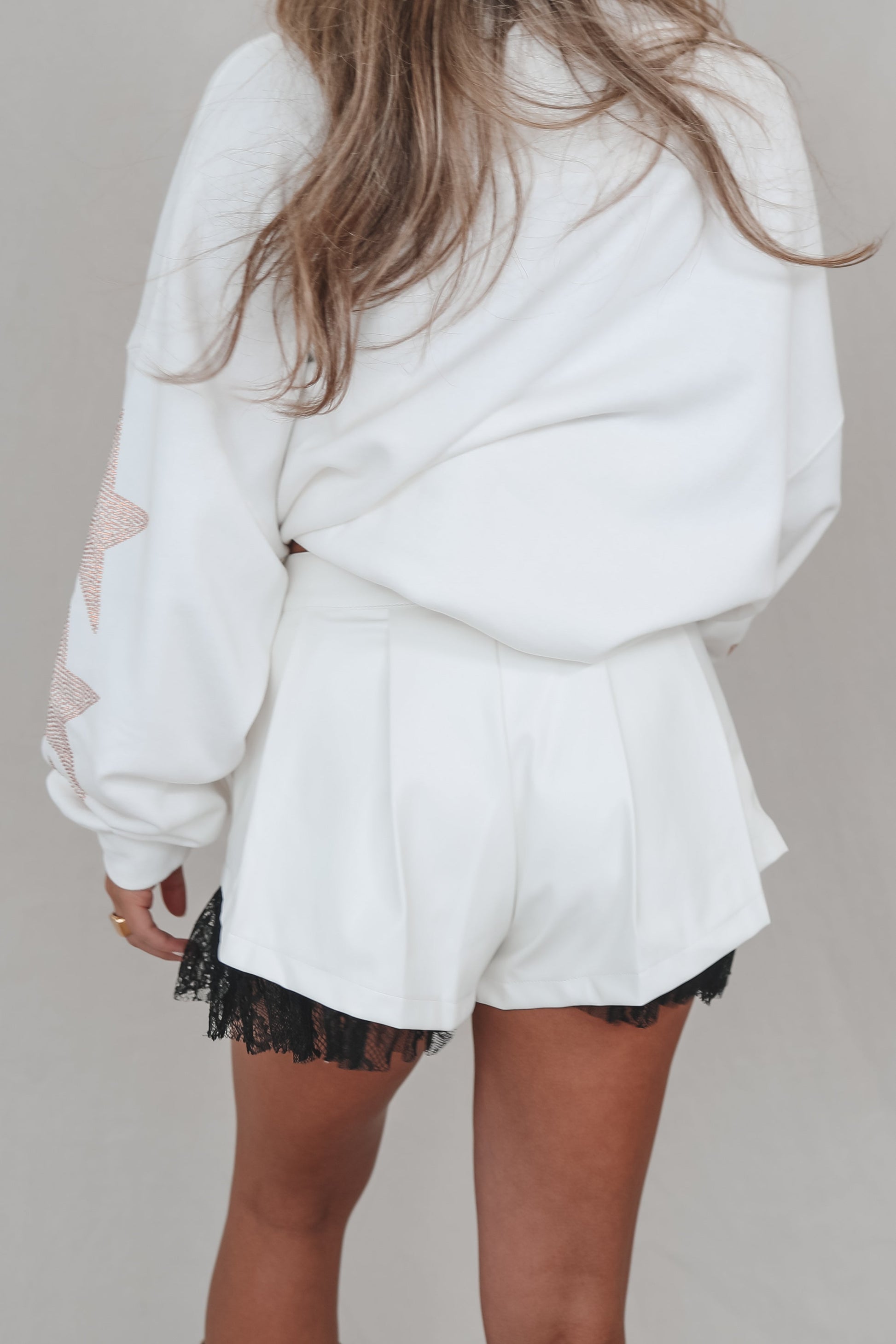 Leather And Lace Are My Fav Mini Shorts