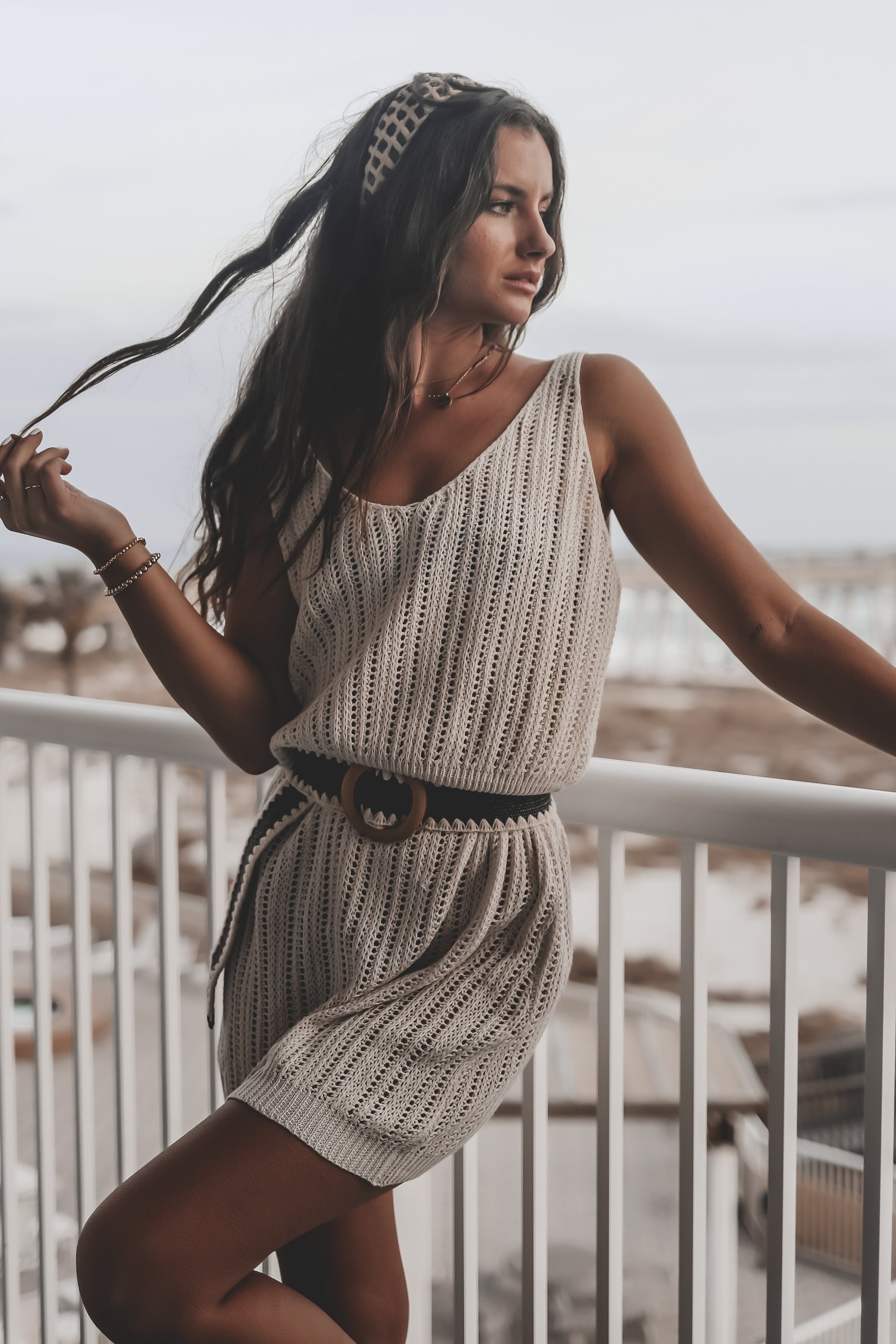 Keep Calm And Relax Cover Up Knit Dress