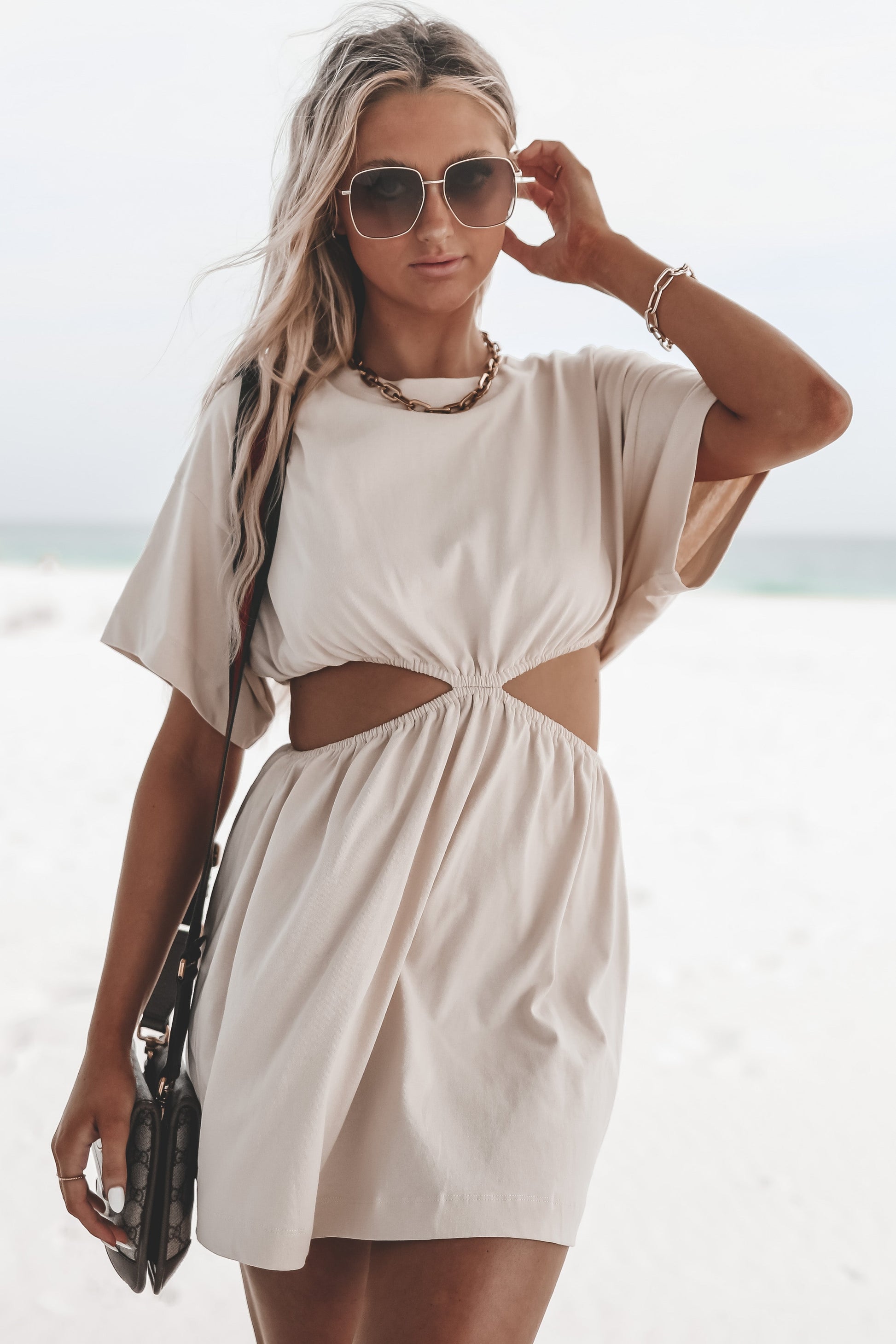 Catch Me Chilling Cutout Mini Dress