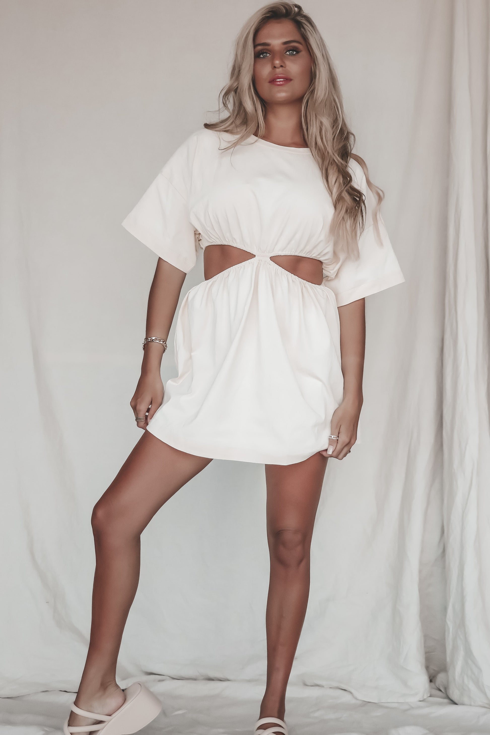 Catch Me Chilling Cutout Mini Dress