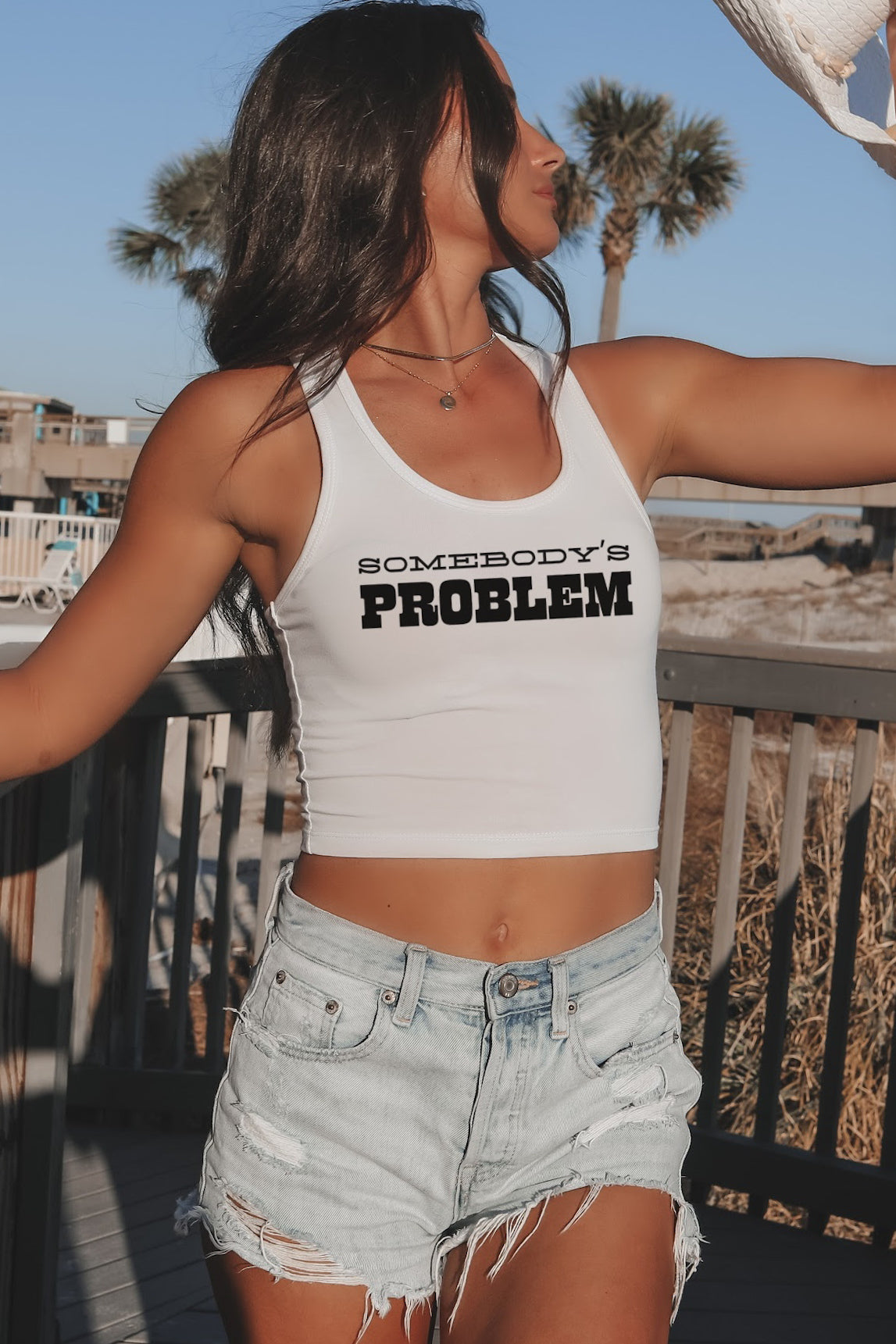 Somebody’s Problem Graphic Tank Top