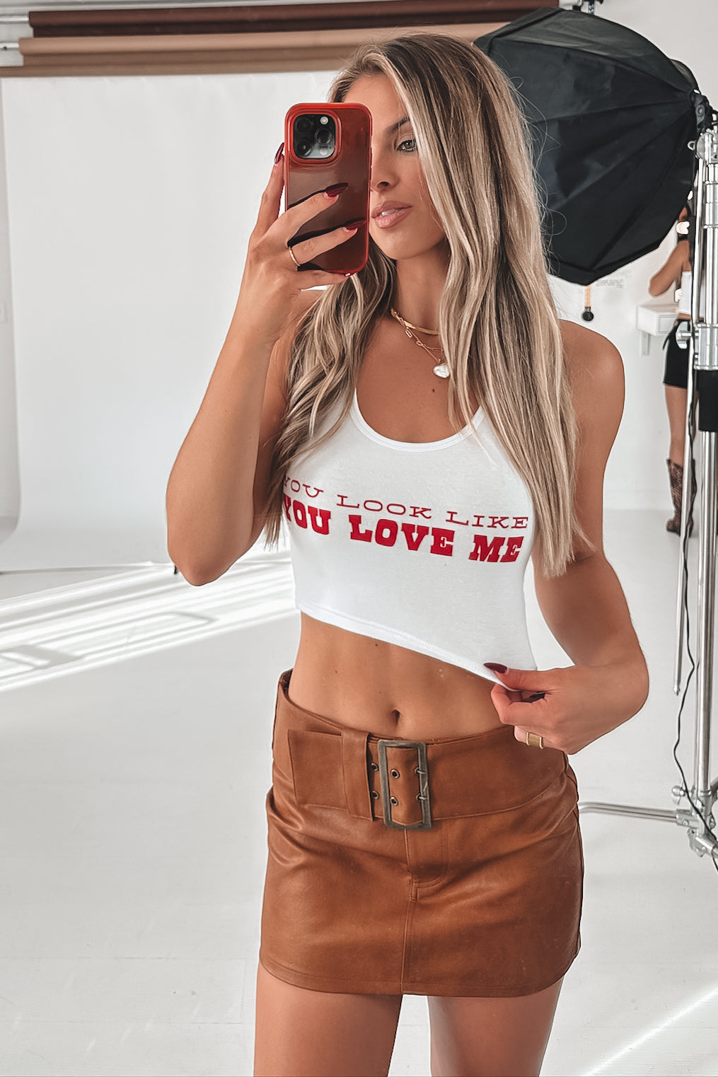 You Look Like You Love Me Graphic Tank